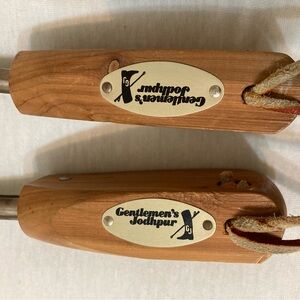 Gentlemen's Jodhpur Cedar Wooden Shoe Trees Heritage Old Money